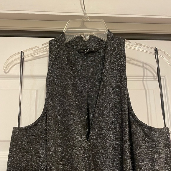 Liverpool Gray & Silver Sleeveless Top - Size Medium - Picture 2 of 6